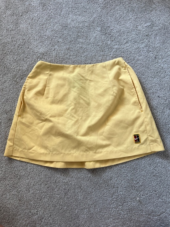 Nike Dresses & Skirts - Nike Yellow Mini Skirt